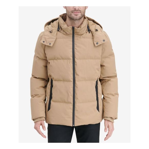 COLE HAAN Other - COLE HAAN Mens Kenny Beige Parka Coat L